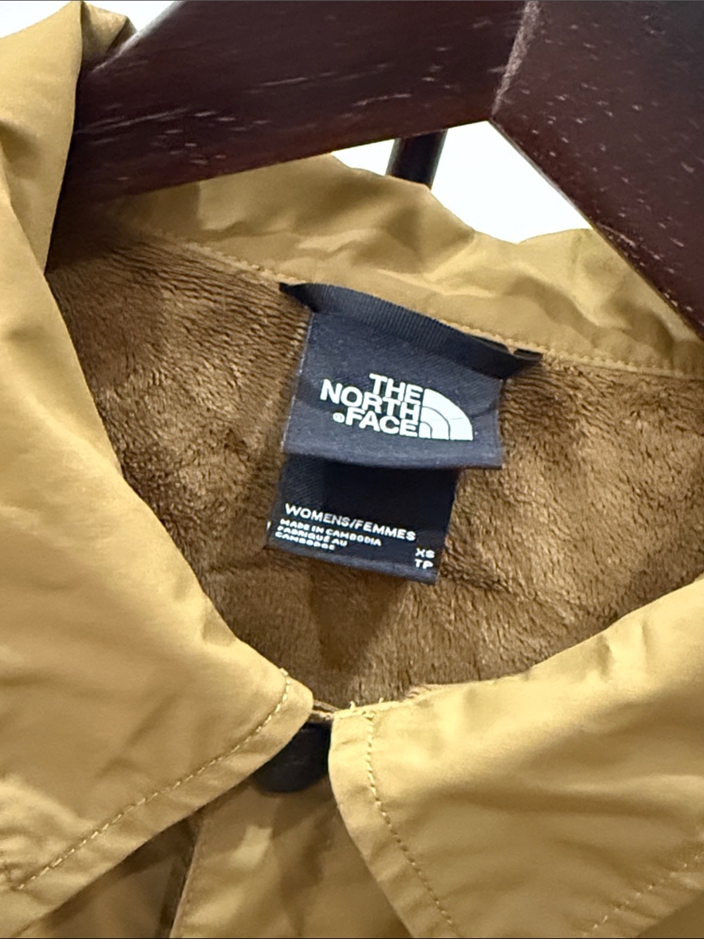 The North Face Windwall Logo Brown Trench Coat - Picture 4 of 6